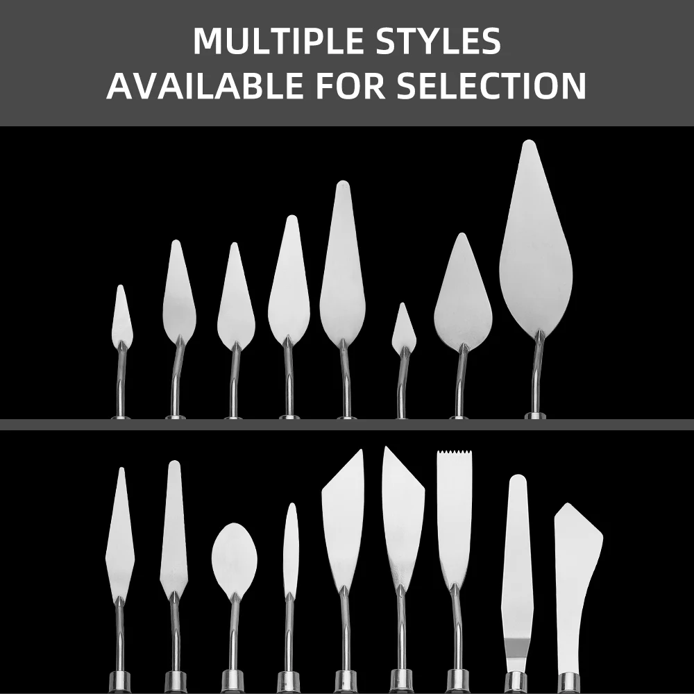 Xin Bowen Artist Paint Knife Master Level Art Wholesale Supplies Professional Art Scraper For Color Matching