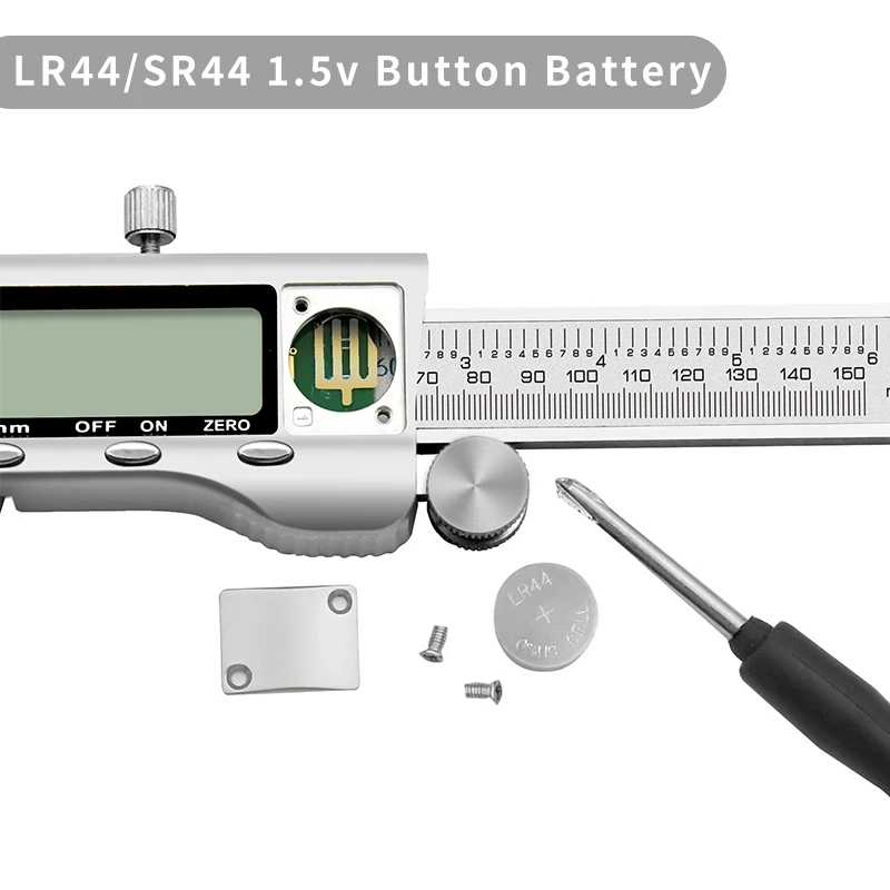 Stainless steel vernier caliper Thickness Gauge  Measuring Tool 150mm 200mm Micrometers Stainless-Steel Digital Vernier Calipers