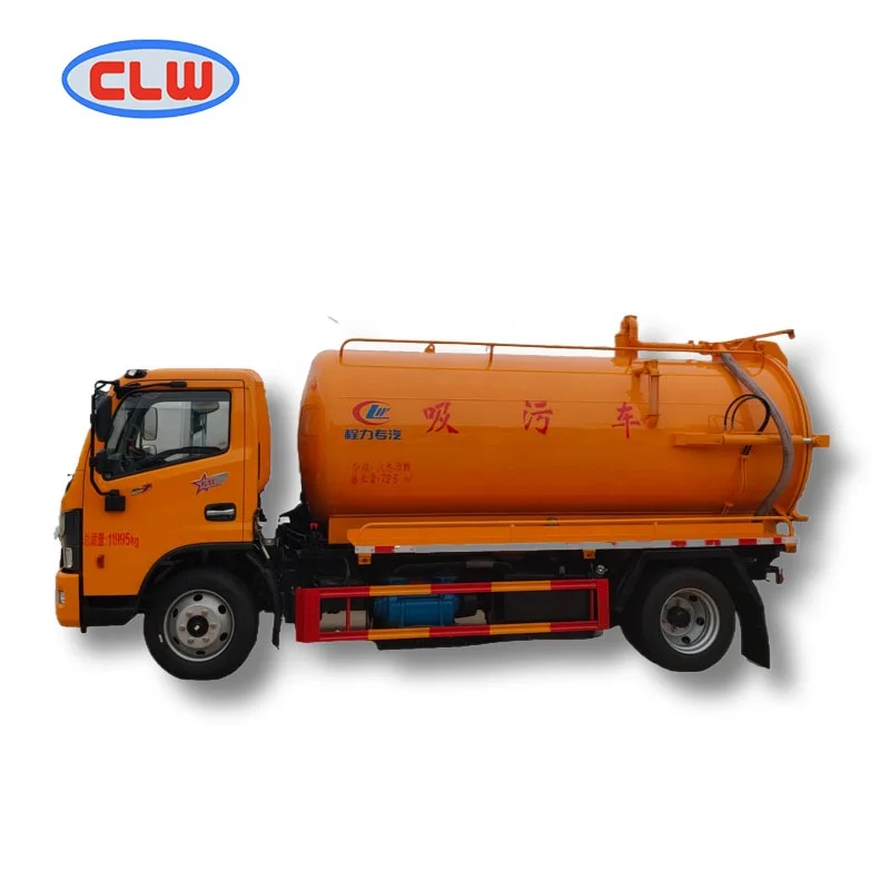 2024 новый вакуумный грузовик для сточных вод 5000L d2.5
