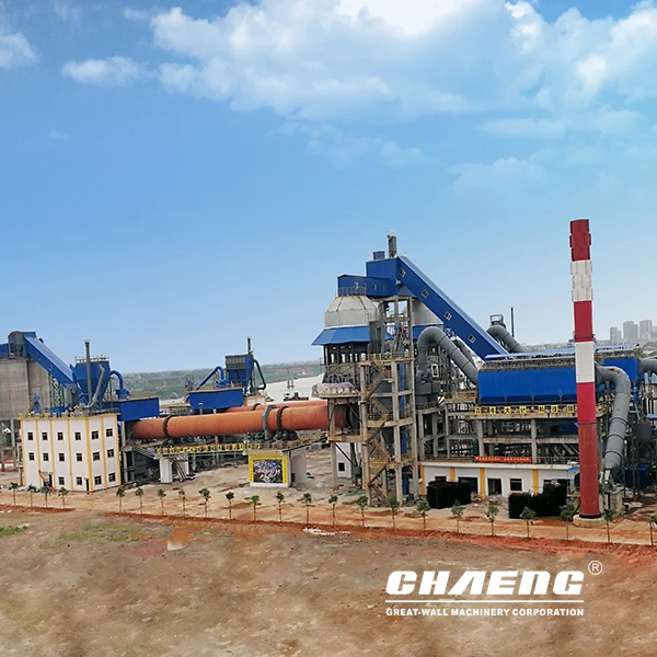 Вращающаяся цементная печь 300 т/д для производственной линии цемента