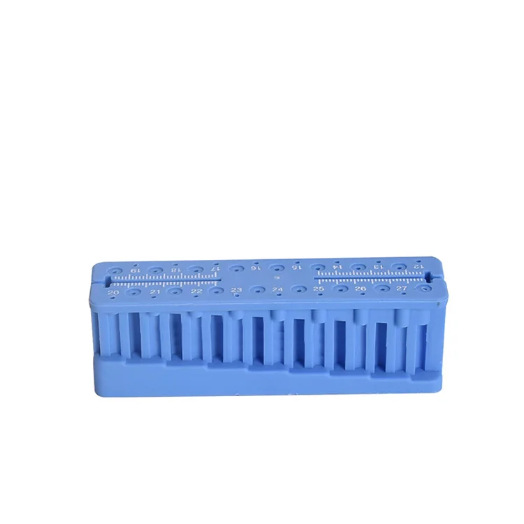 
dental material Dental lab bur holder Dental Endo Measure Block 