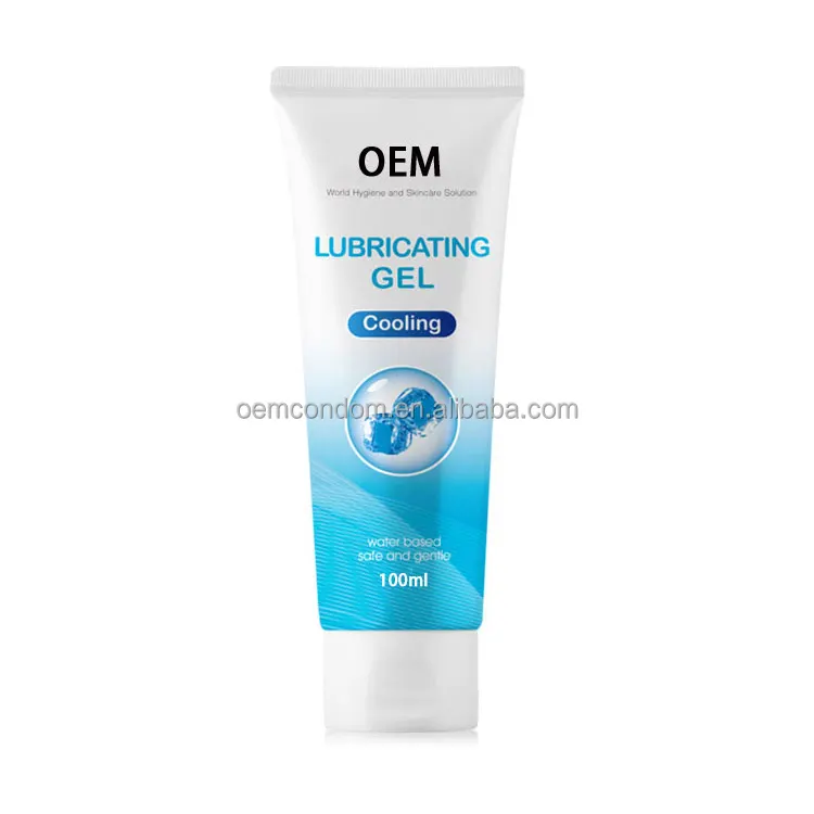 Custom Logo warming and cooling personal lubricants water based lubricant jelly
