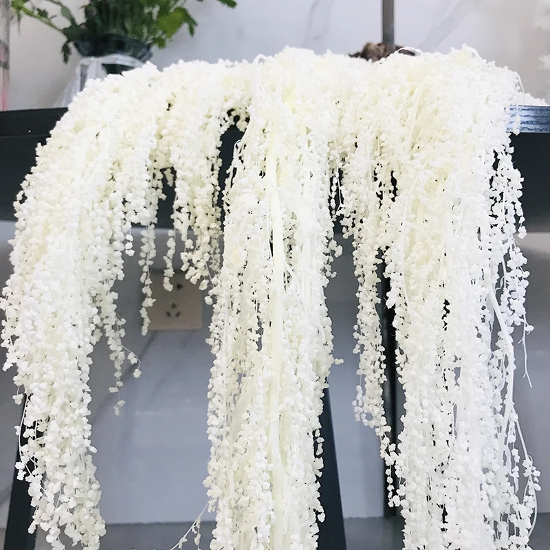 Home Wedding Decor Dried Flowers Decorative Amaranthus Real Natural Preserved Brown Hanging Amaranthus For Flower Arrangement