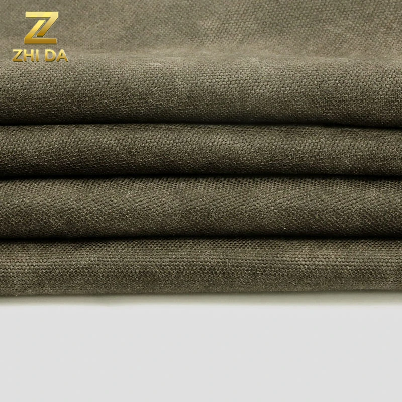 60%cotton 40%polyester coated washed canvas lady bag fabric