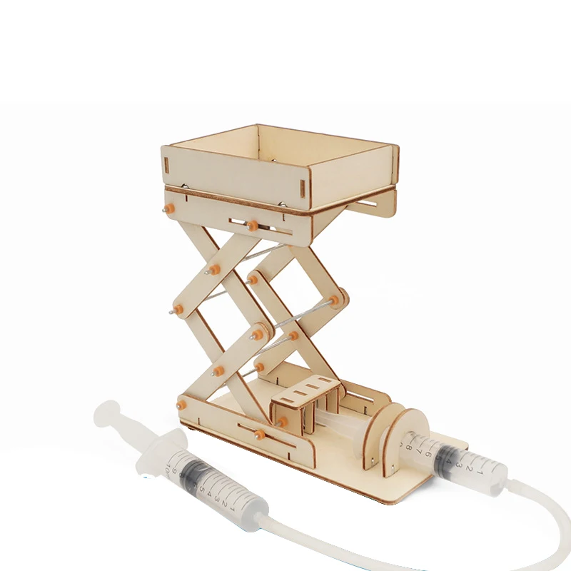 3D Wood Puzzle Set Assembly Montessori Wooden Science Brine Generator Toy for Kids