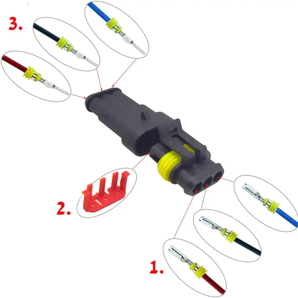 Automotive connector DJ7021Y-1.8-11/21 2-6pin 2 Tyco 282104 substitute high quality low price connector made in China