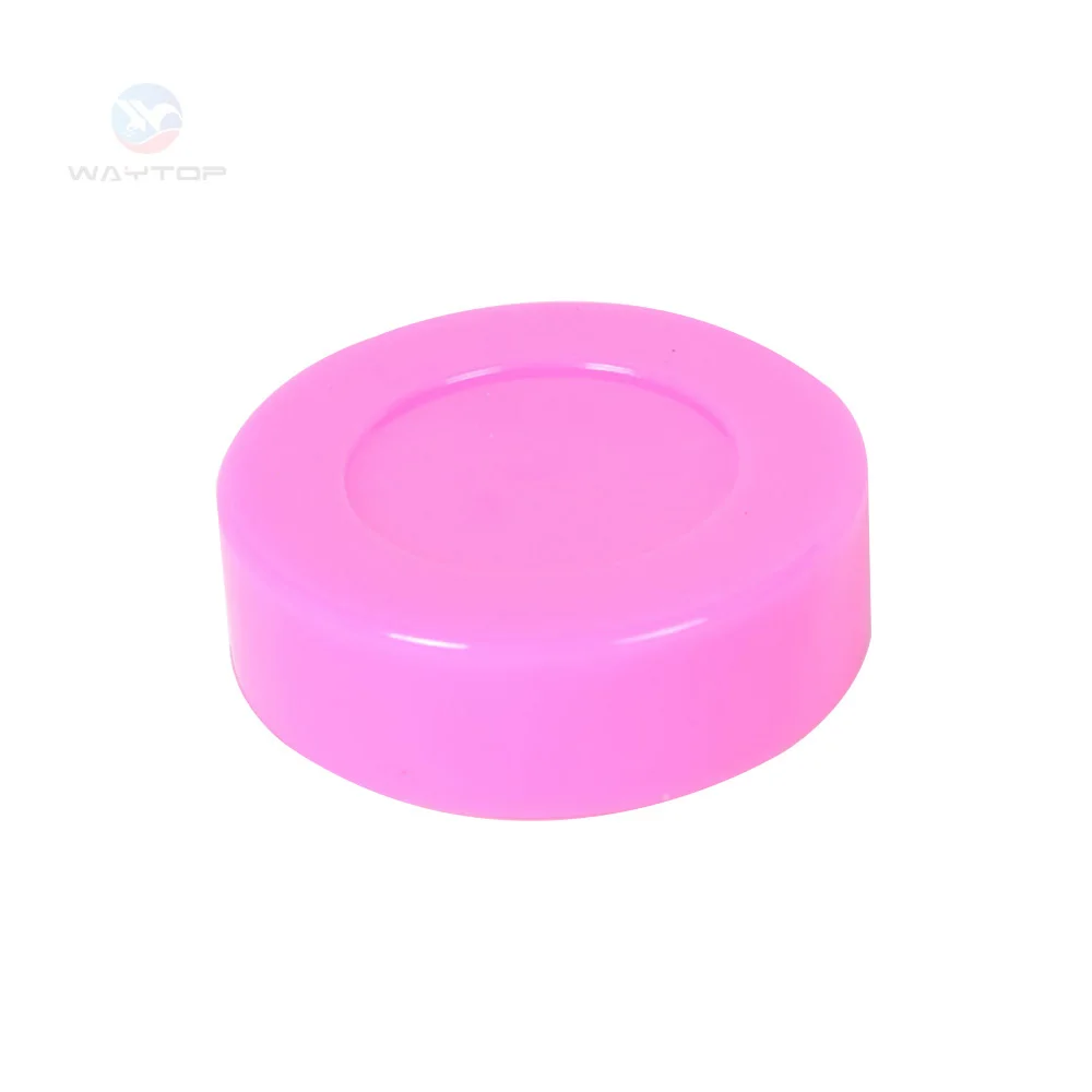 Colorful customized printing rubber ice puck hockey puck