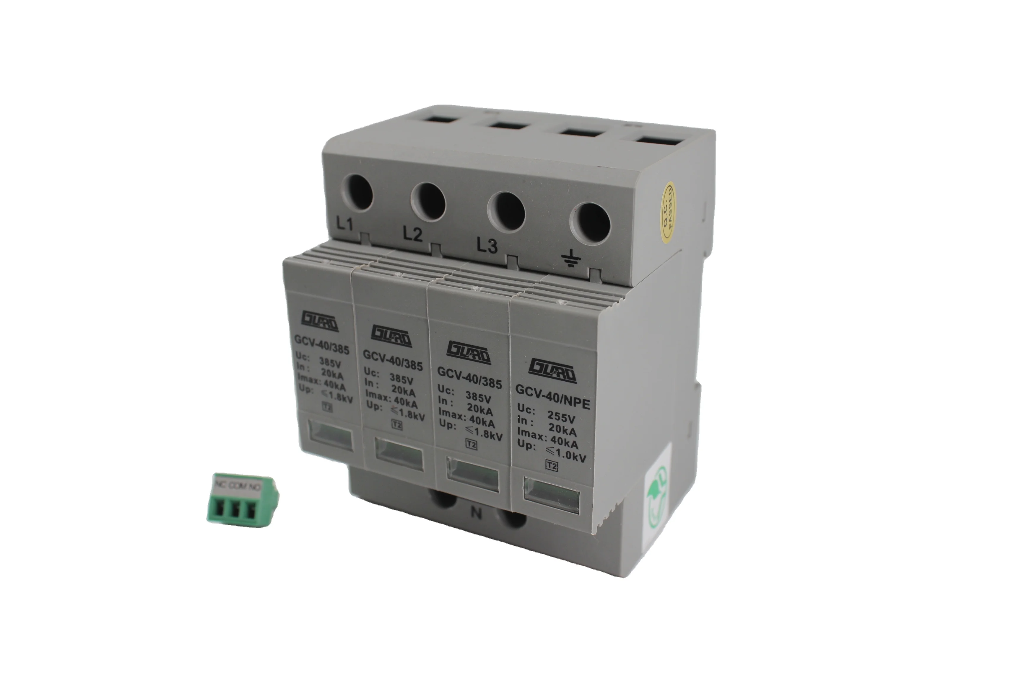 Guard Factory Manufacture Hot Sale 20kA-40kA 385V Low voltage DC SPD SPD arrester Surge Protection Device