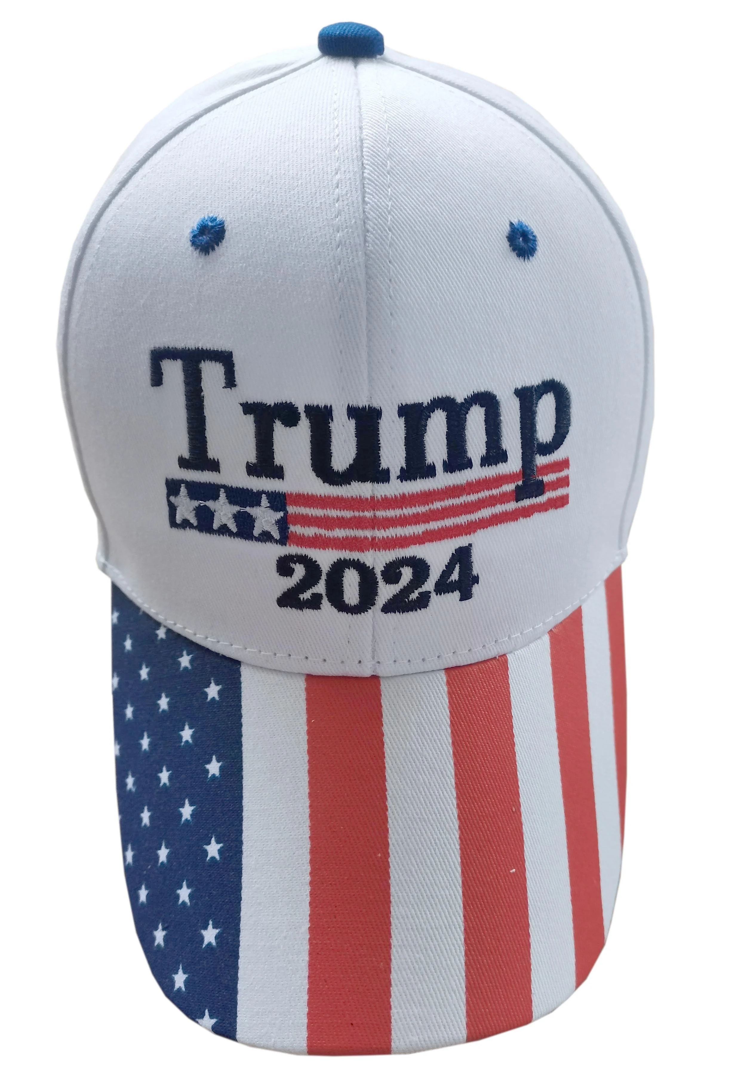 Hot wholesale 6 panel cotton embroidery campaign election hat usa election 2024 cap