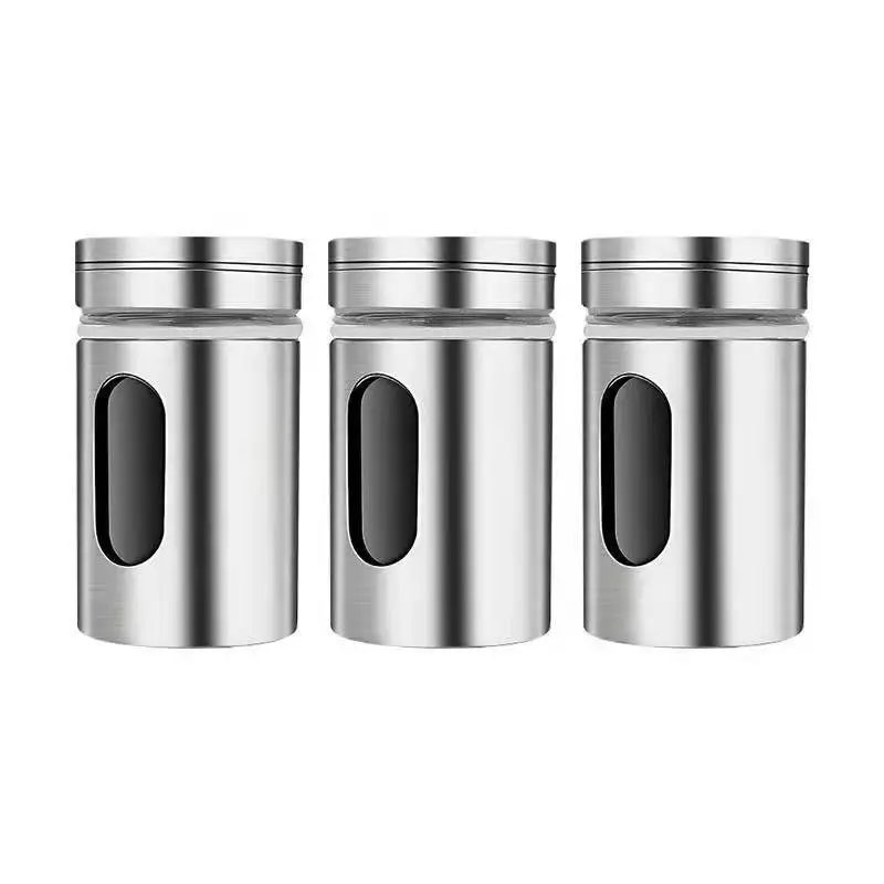 Stainless Steel Salt And Pepper Shakers Spice Shaker