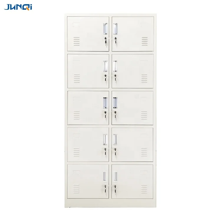 Wholesale price iron locker cabinet metal school storage 10 door locker gym locker for sale