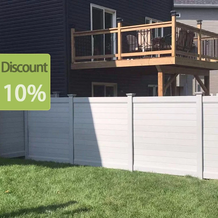 Wholesale Easy Maintain Outdoor Pvc Vinyl Plastic Privacy Fence For Garden