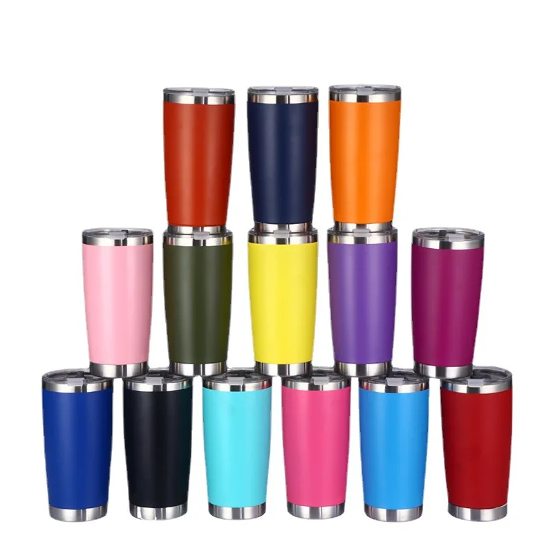Hot Selling insulated stainless steel thermal mug Double Walled Vacuum 20oz Stainless Steel Tumbler Coffee Cup