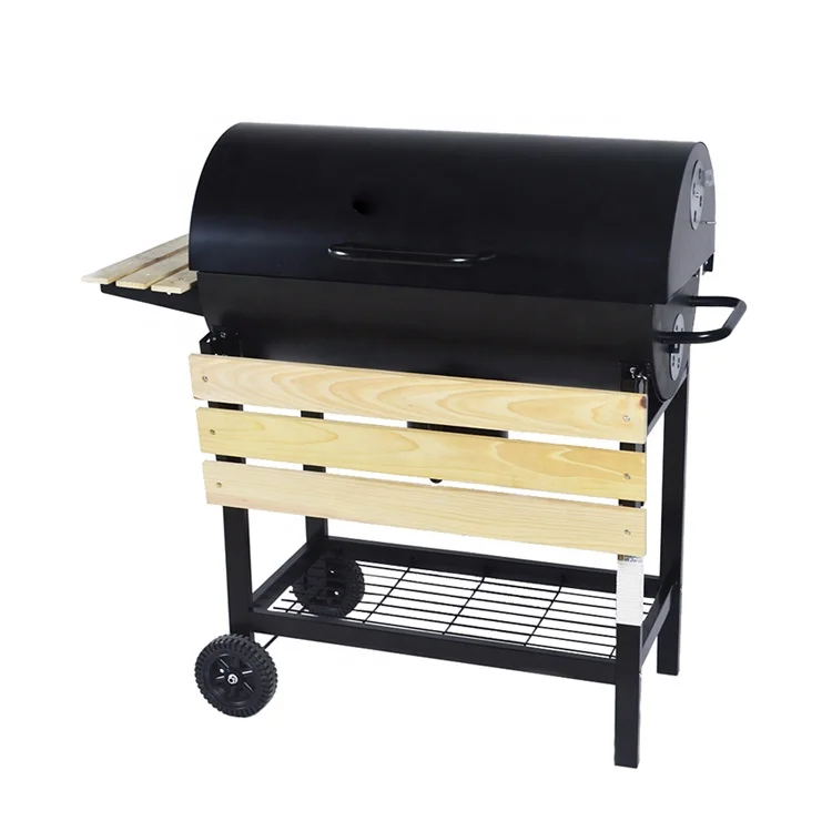 Carbon Fired And Wood Burning Camping Grill