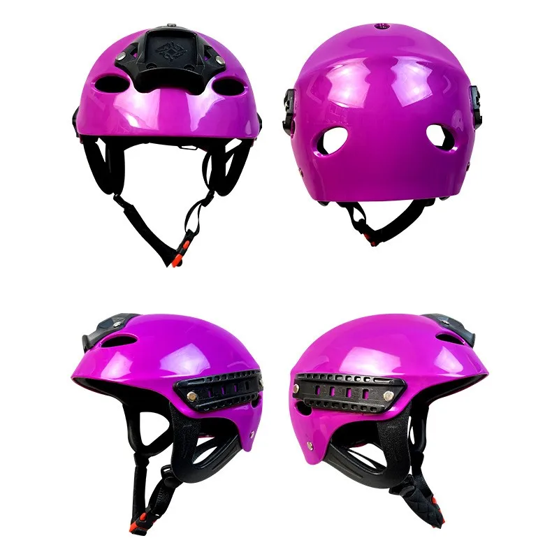 ANT5PPE Blue Outdoor Kayaking Hard Hats Adults Kids Water Sports Rescue Helmet for Kayak Wakeboard Surf Rafting