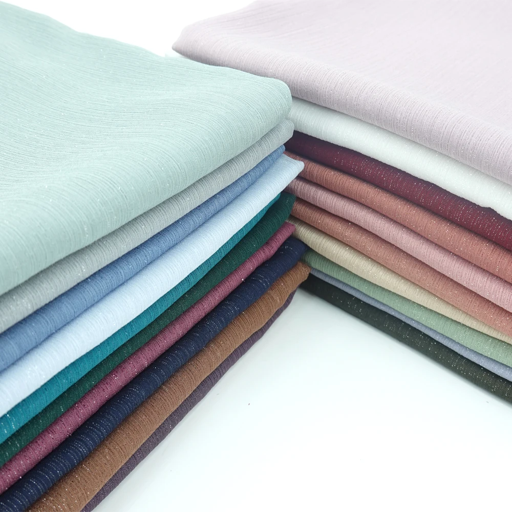 Hot Selling High Quality Women Scarf Shimmer Chiffon Shawl Arab Abya Muslim Scarves And Shawls Hijab