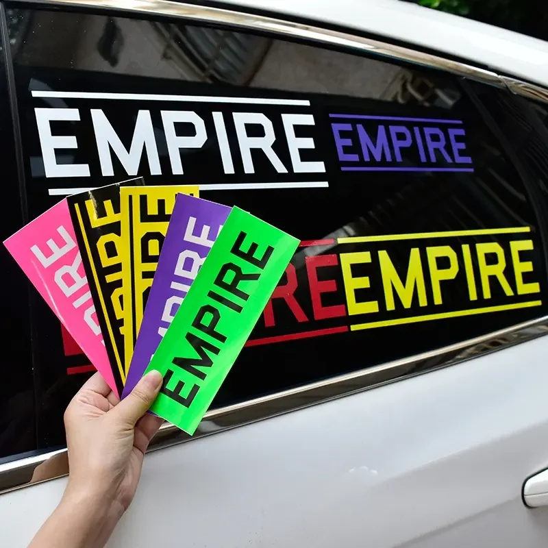 Custom Weatherproof Die Cut Logo Window Sticker Lettering Decals New design Transfer Windshield Bumper Vinyl Car Sticker