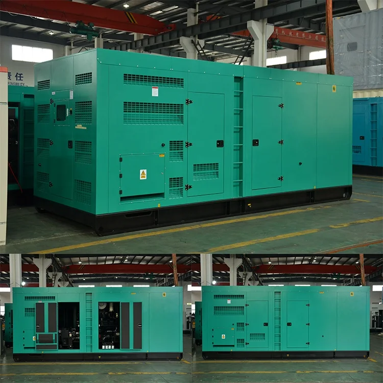 High performance 1000KVA 800KW Cummins Diesel Generator Power Generator Customized Available  Price 1mva