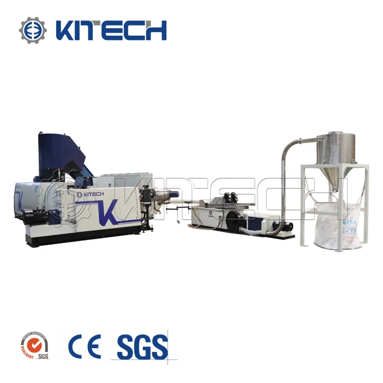 PP PPS CPP Plastic Compacting Recycling Pellet Making Machine
