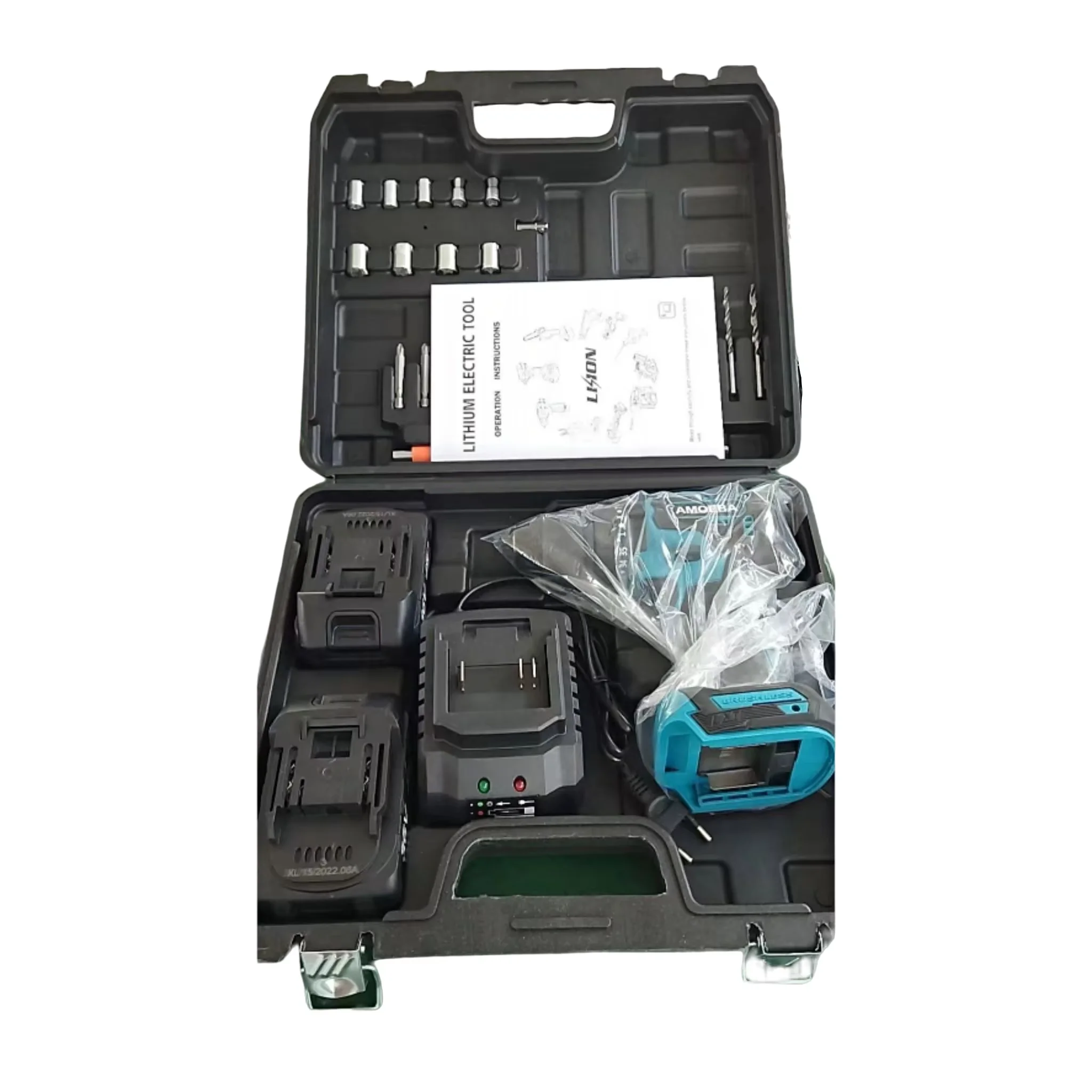 electric drill 21V Lithium Battery Electric Cordless Impact Drill Variable Speed Power Drills Machine