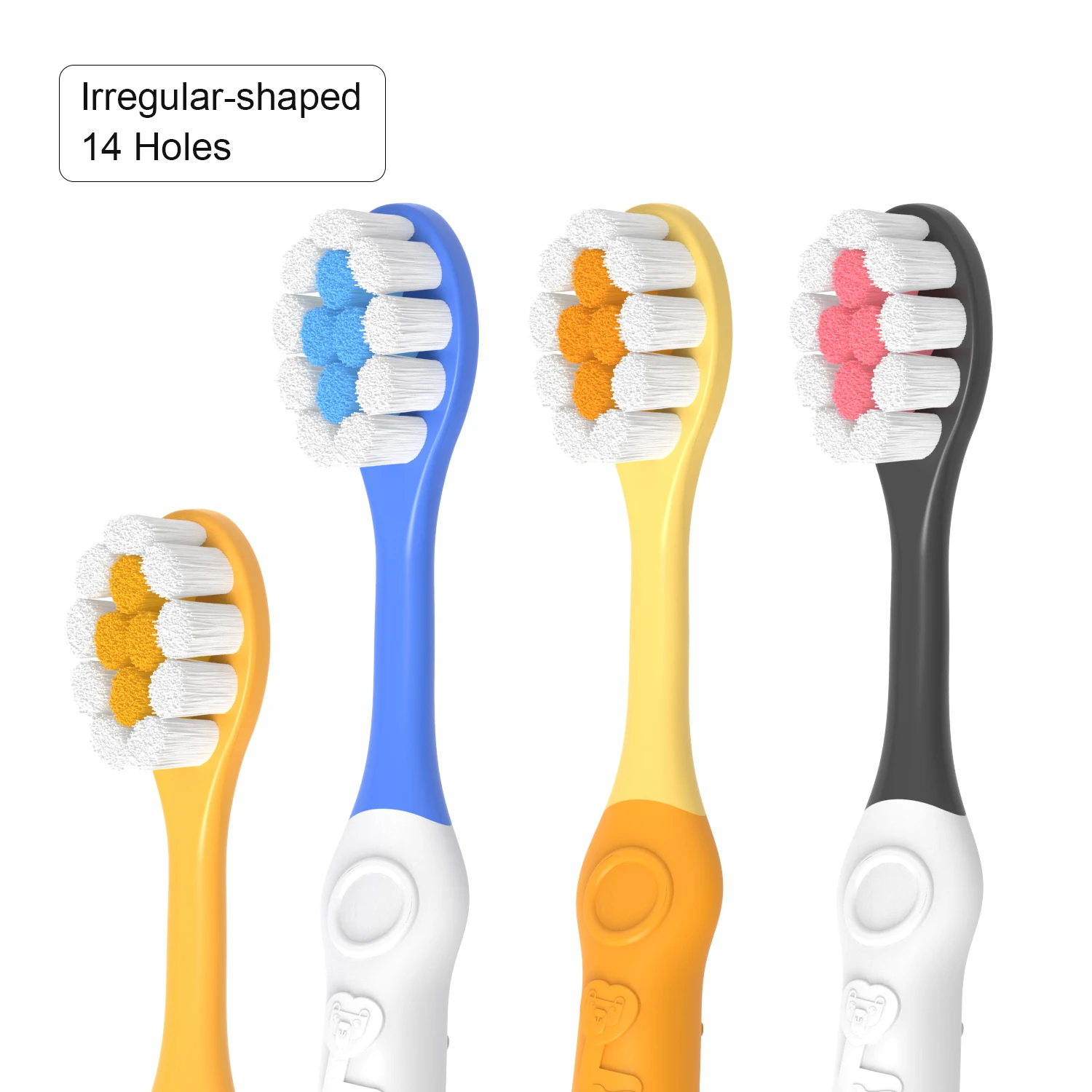 New Design Animal Cow Tiger Panda Lion Shape Child Toothbrush For Kid Cute Toothbrush Animal Toothbrush For Kids Tooth brush