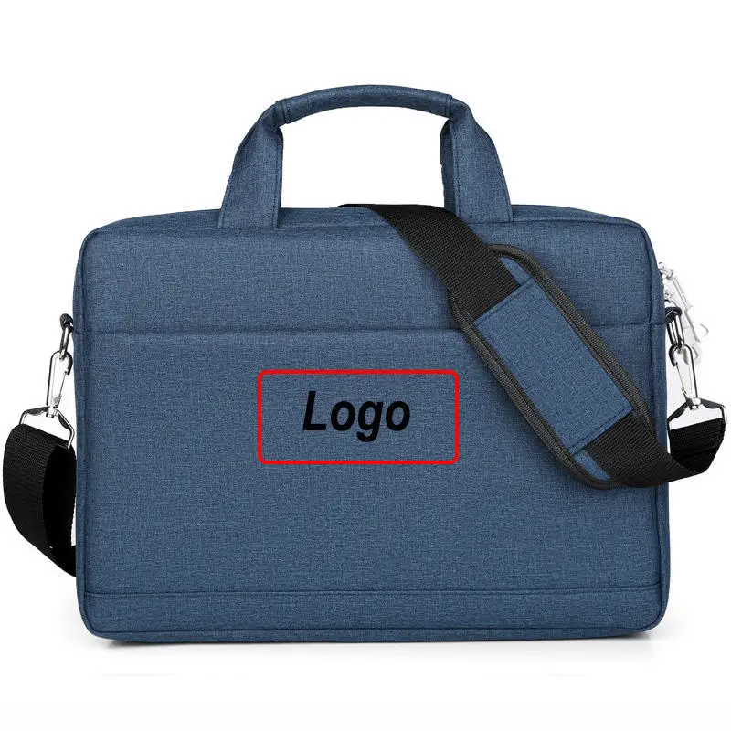 Wholesale Prices Custom LOGO 15 Inch Waterproof Office Slim Notebook Messenger Briefcase Tote Laptop Bags