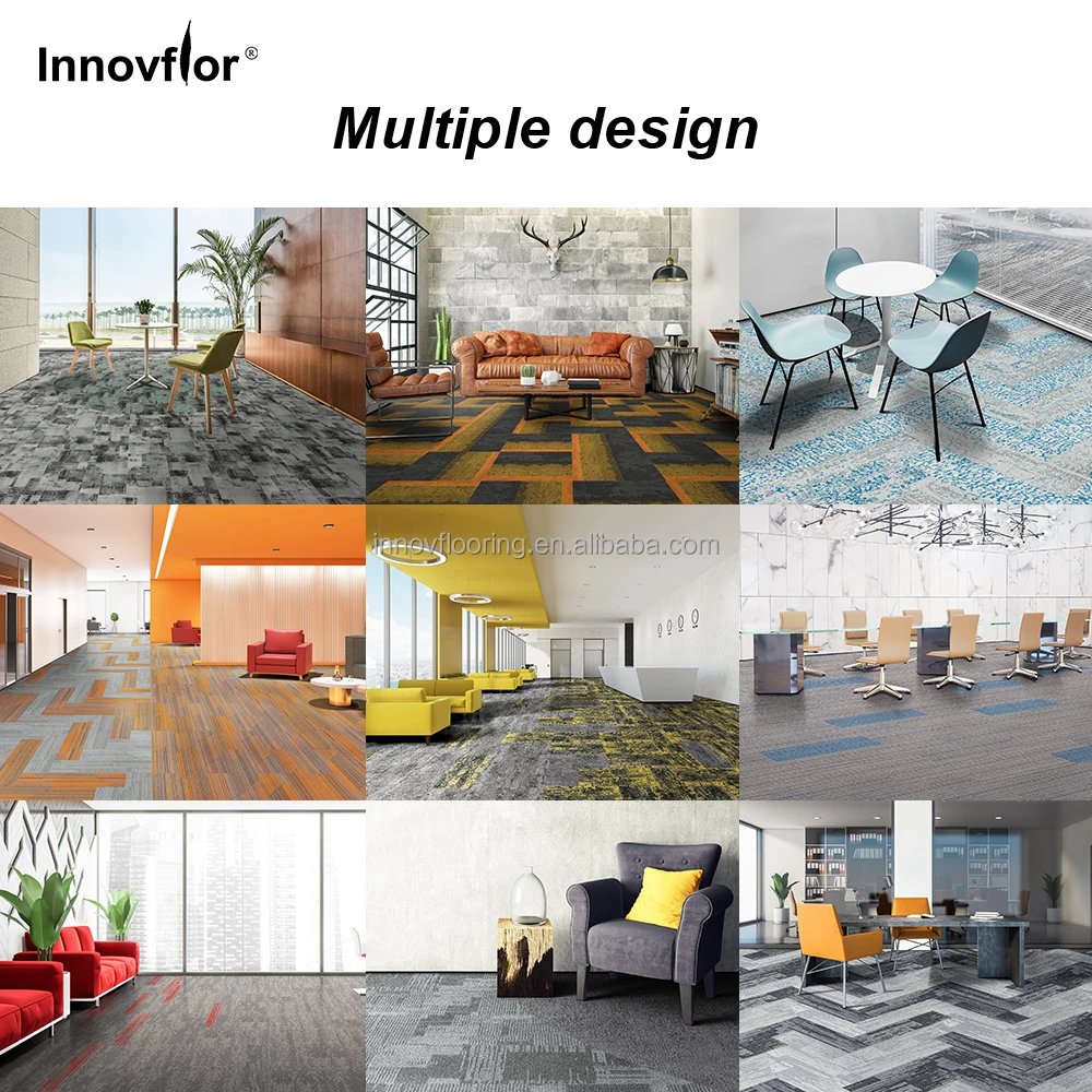 New Promotion Easy Install Removable School Buy Modern Polypropylene Carpet Tile