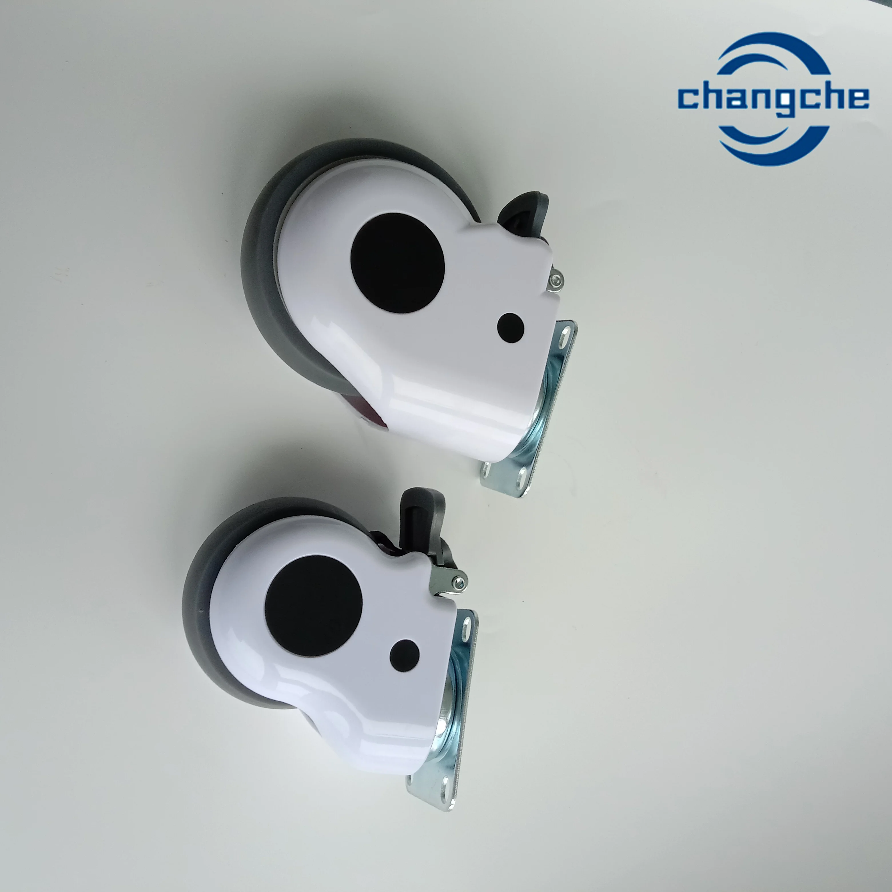 Medical Caster Wheels Fixed Caster 4 Inch Caster Wheel PU Material Wheel
