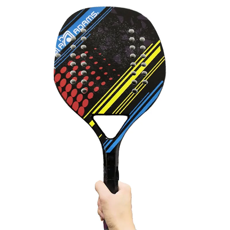 Promotional OEM Classic Design carbon fibre Beach Tennis Racket Paddle Ball Game Set