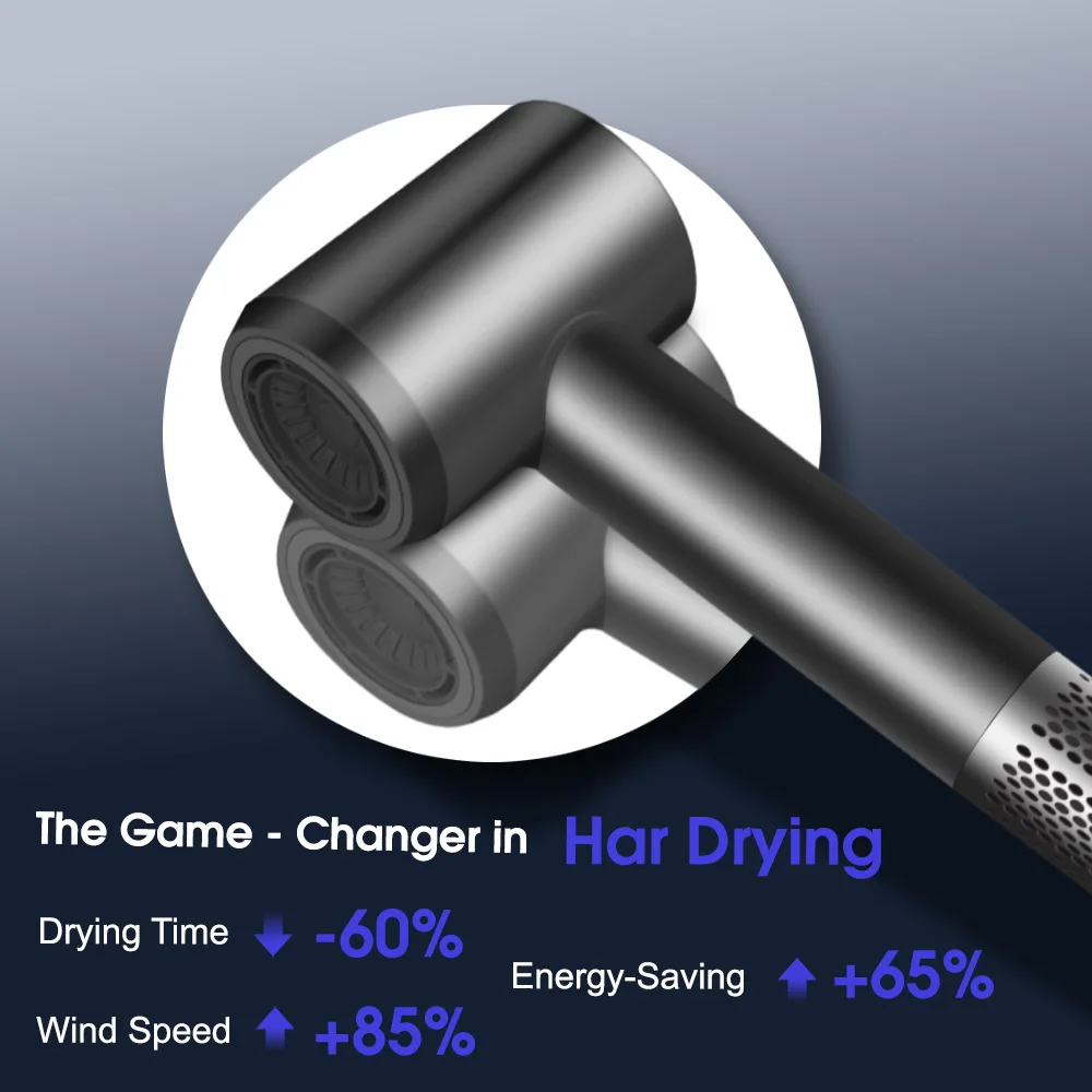 Hot Seller Custom Hair Dryers Professional Salon Light Weight High Speed Hair Blower One Step Negative Ionic Turbo Hair Dryer