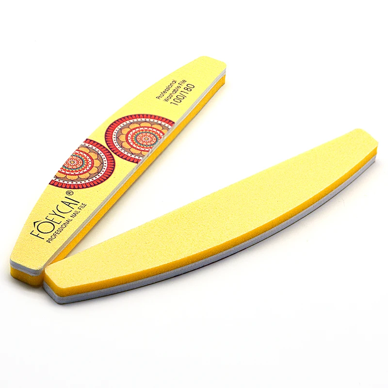 100 180 240 Grit korean colorful professional manicure tools premium nail file wholesale with custom logo