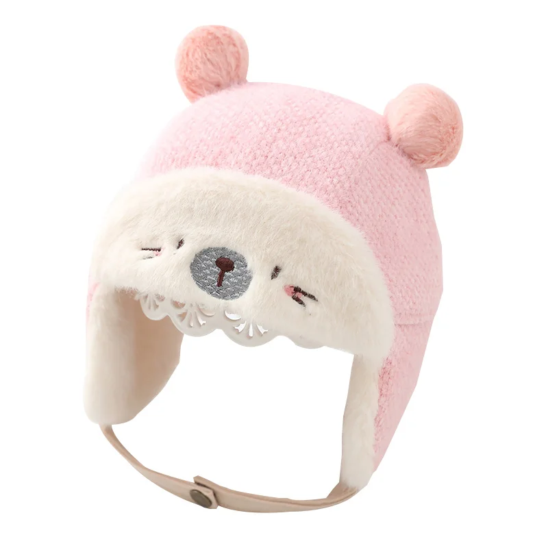 Direct sales winter cute Winter Ushanka Hat  plush  waem baby hat