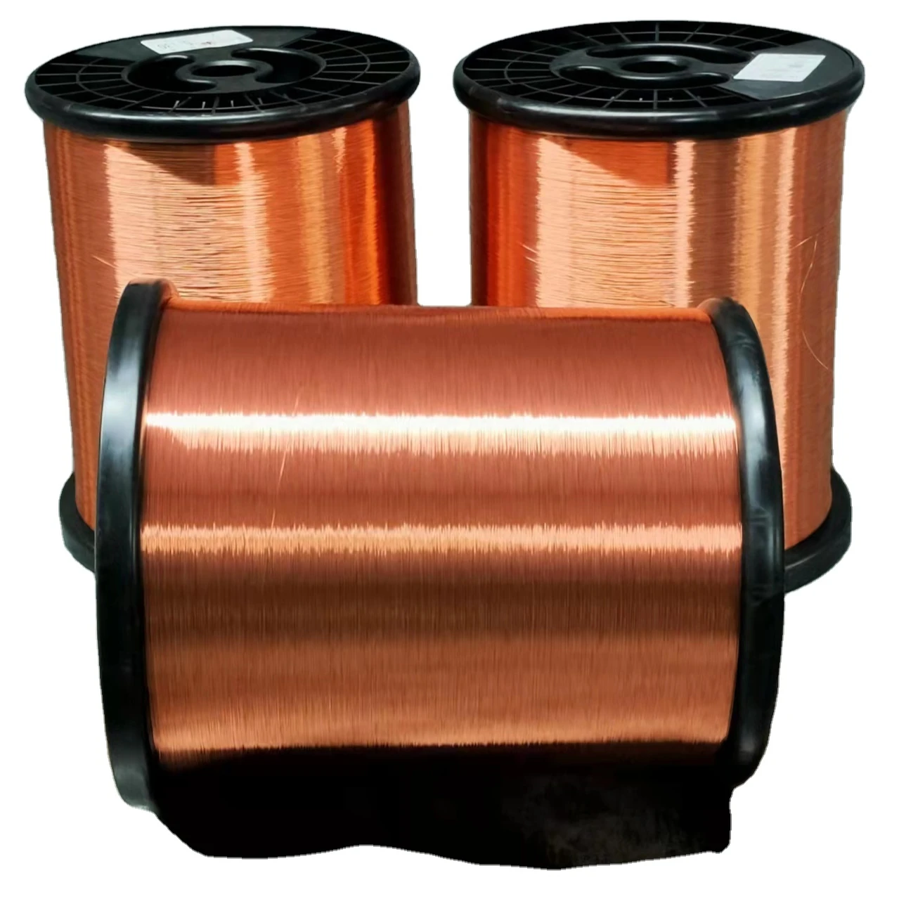 Insulated Industrial  37 AWG 200 polyester (amide)(imide) enameled CCA wire/single film