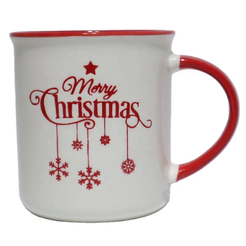 Mugs Cheap Li Ling Factory Custom 300ml Coffee Advertising Christmas Cup Promotion Personalized Ceramic Mug
