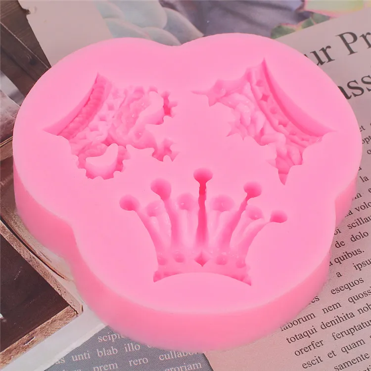 Princess Crown Silicone Cake Mold For Candy Chocolate Jelly Baking Mould Sugarcraft Cupcake Topper Fondant Cake Decorating Tools