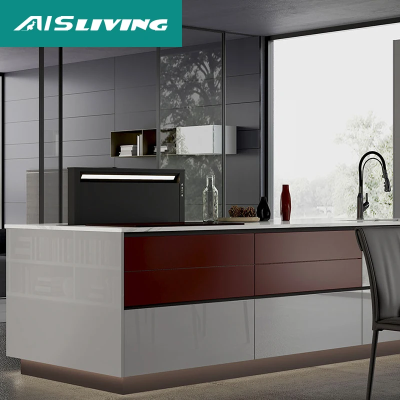 Sample 2021 Laminate Modular Modern Furniture Designs Cheap Price Outdoor Stainless Steel Kitchen Cabinets In Guangdong China