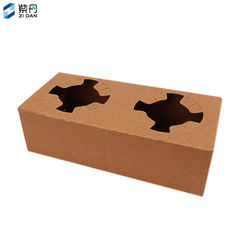 Wood Pulp Recycle Kraft Paper Recycled Materials Offset Printing Flexo Printing Recyclable Takeaway FSC Yogurt Cup Paper Holder