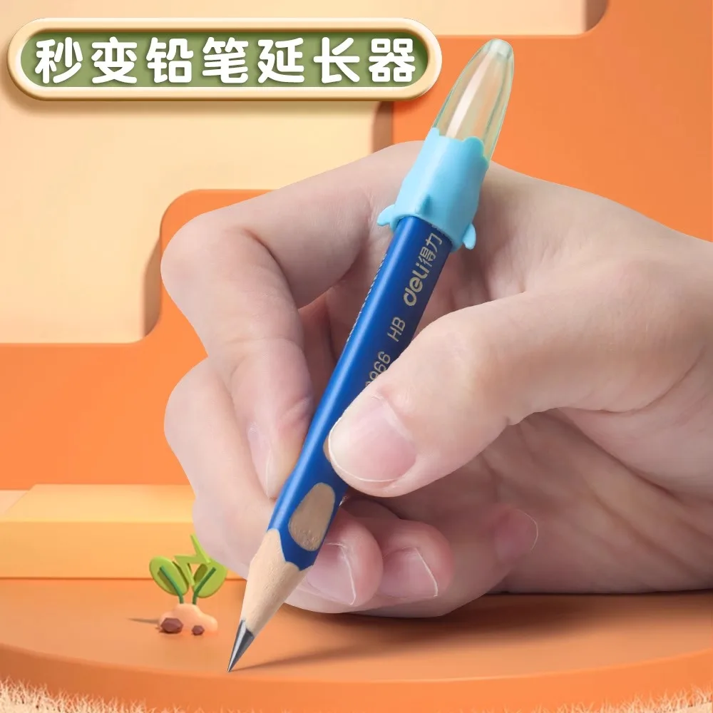 M&G Custom 5pc/set Plastic Pen Cap Cartoon Rocket Shape Pen Cap Pencil Jewellery Pen Cap