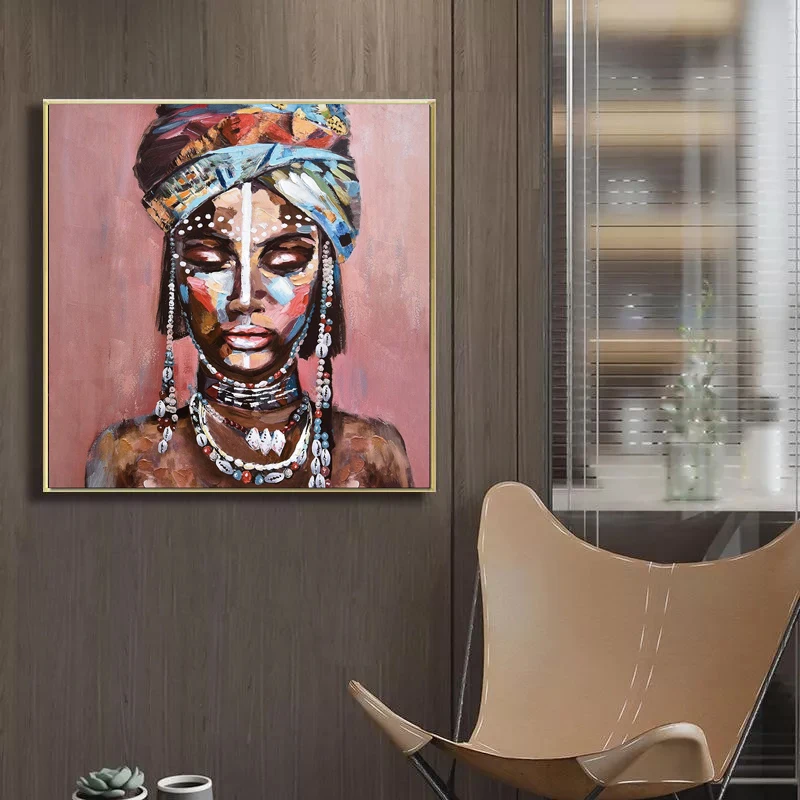 Living Room Home Decor Modern Fashion portrait Canvas Painting Abstract Graffiti Art Pop Art Paintings