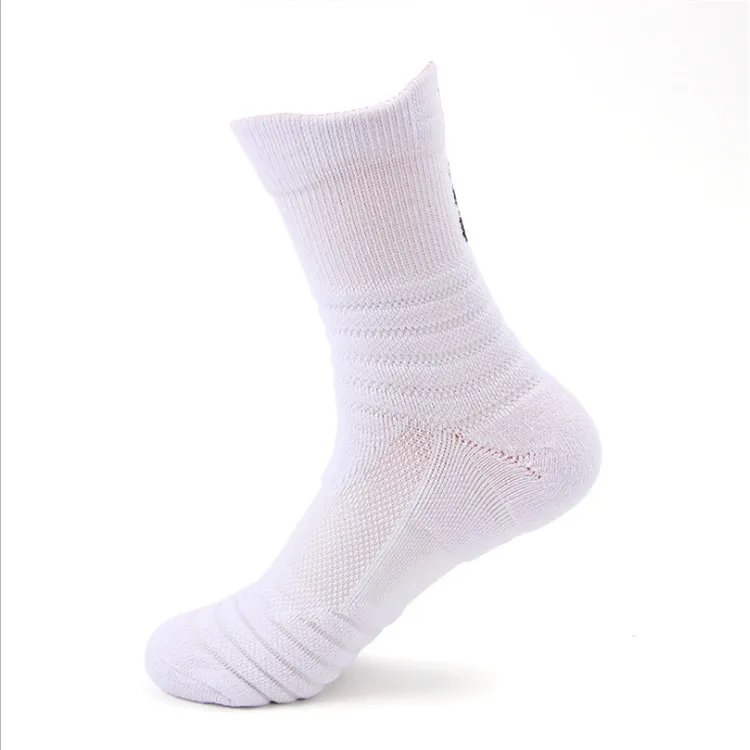 Wholesale Customised Fuzzy Cushioned Basketball Socks