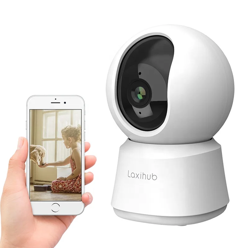 Laxihub 24 Hour Recording PTZ Wireless Camera Security Cameras 360 Degrees