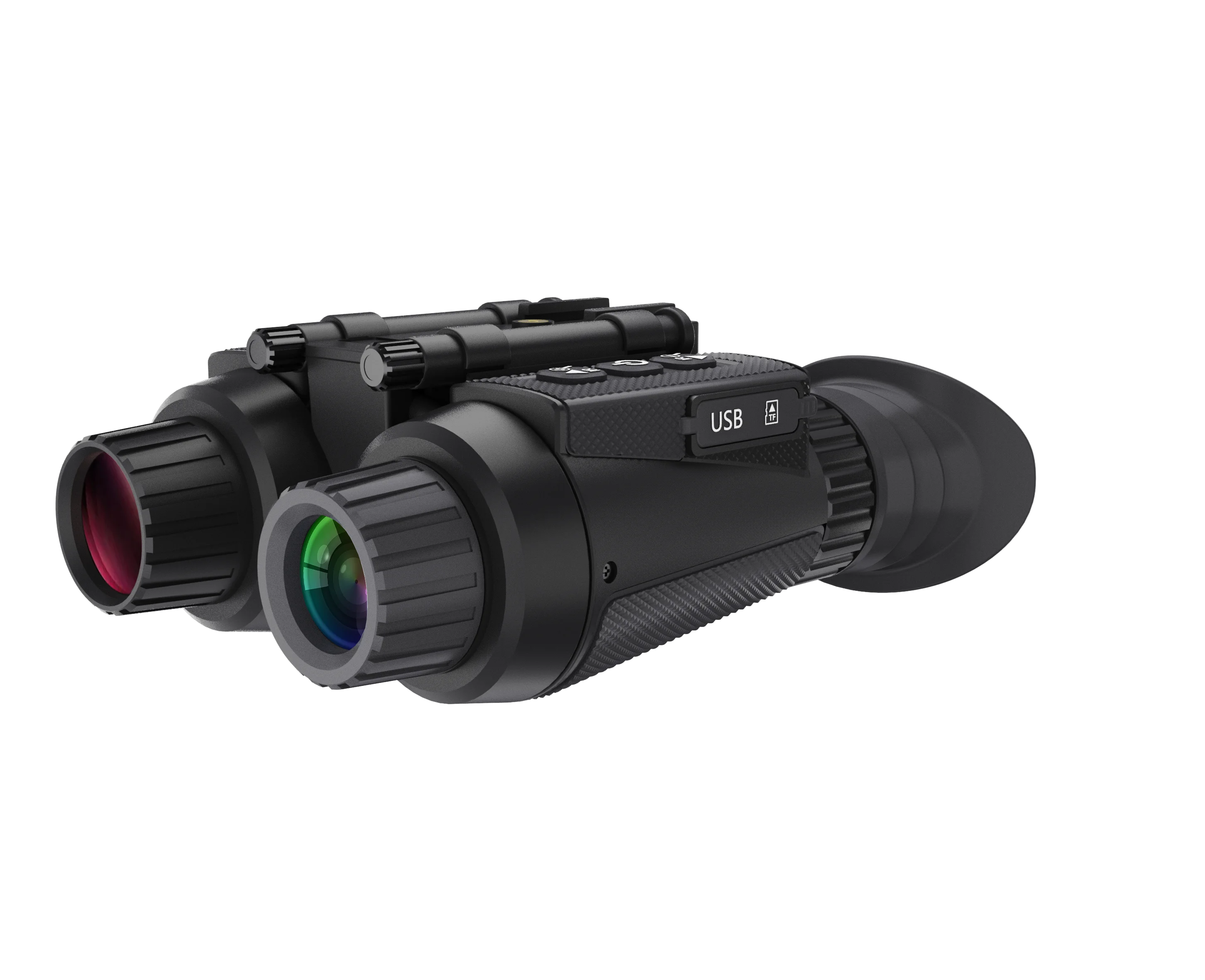 Hands Free NV Helmet Mounted Green Phosphor IR Night Vision Goggles for Helmet