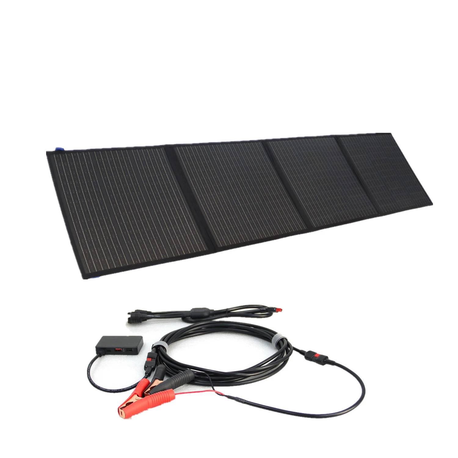 200W Portable Solar Panel Photovoltaic Power Generation IP65 Waterproof Monocrystalline Outdoor Folding Solar Panel