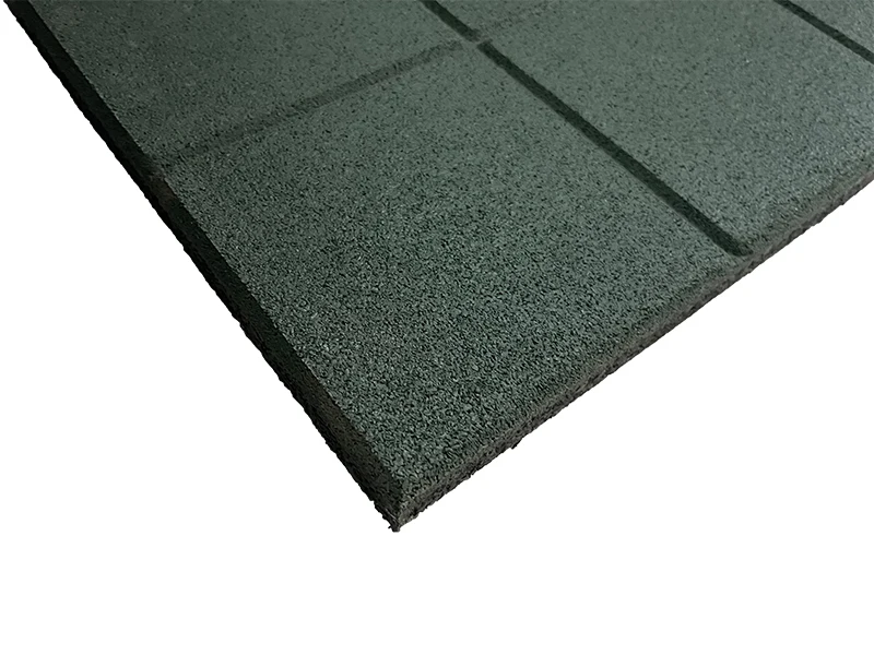 Elastic Weight Lifting Gym Rubber Flooring Tiles Gym Rubber Floor Mat With EPDM Granules