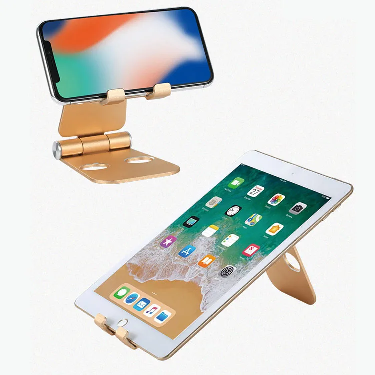 
Multi-function adjustable mobile phone holders portable aluminum mobile phone stand universal rotation tablet cell phone stand 