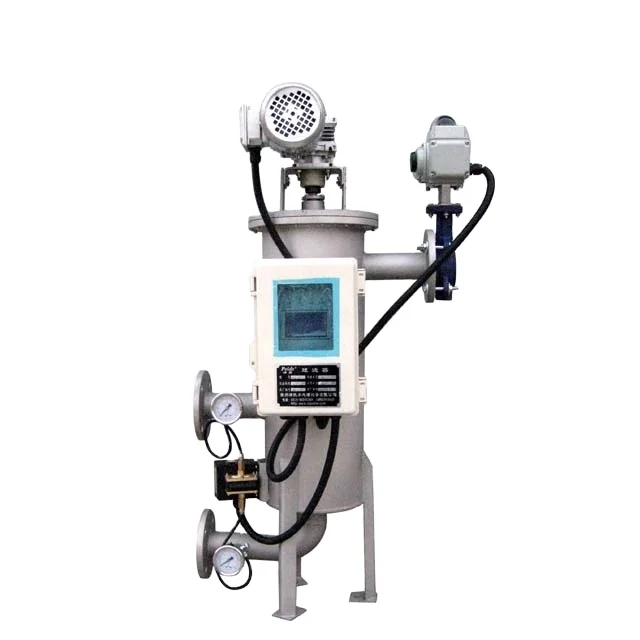 0.6 mpa automatic clean water strainer industrial use cooling water use raw water treatment automatic self-clean filter