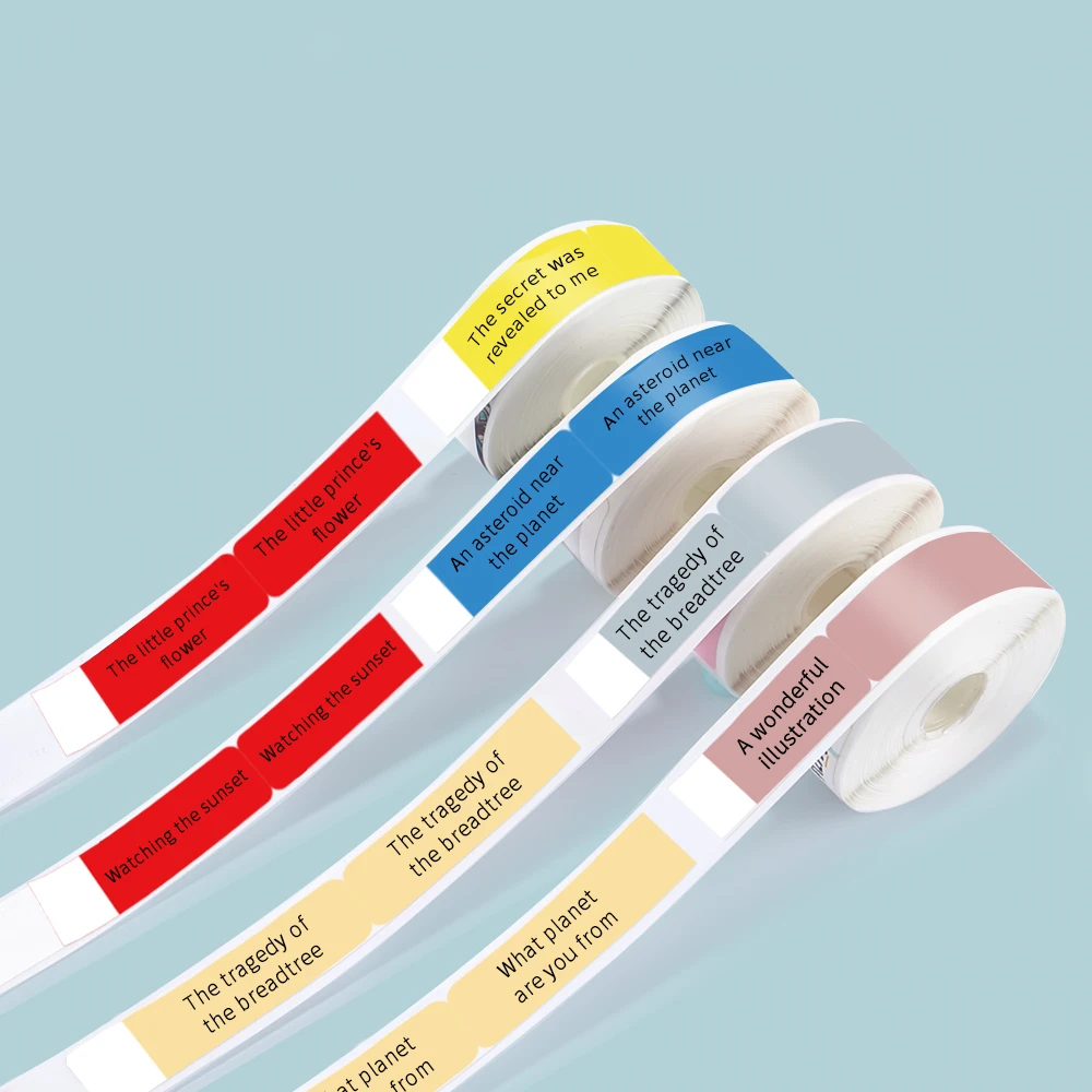 Популярная Милая самоклеящаяся наклейка 12-15 мм, рулоны этикеток, термонаклейка, Термочувствительная бумага для мобильного принтера этикеток P12 P11 D30mobile