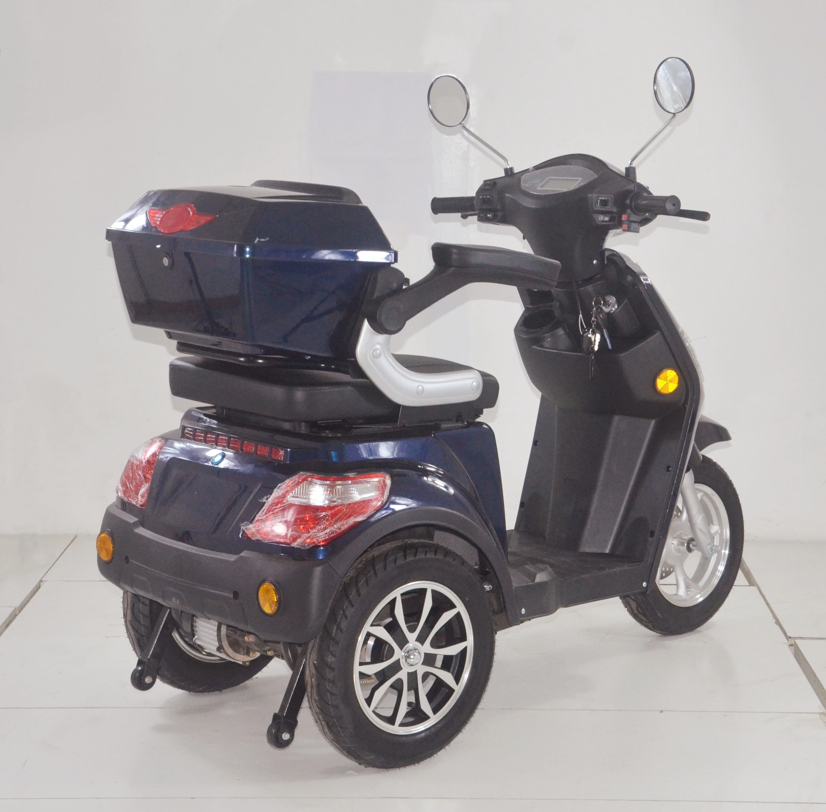 800W 1000W Electric Passenger Tricycle scooter 3 wheels electric bicycles for elder for two people