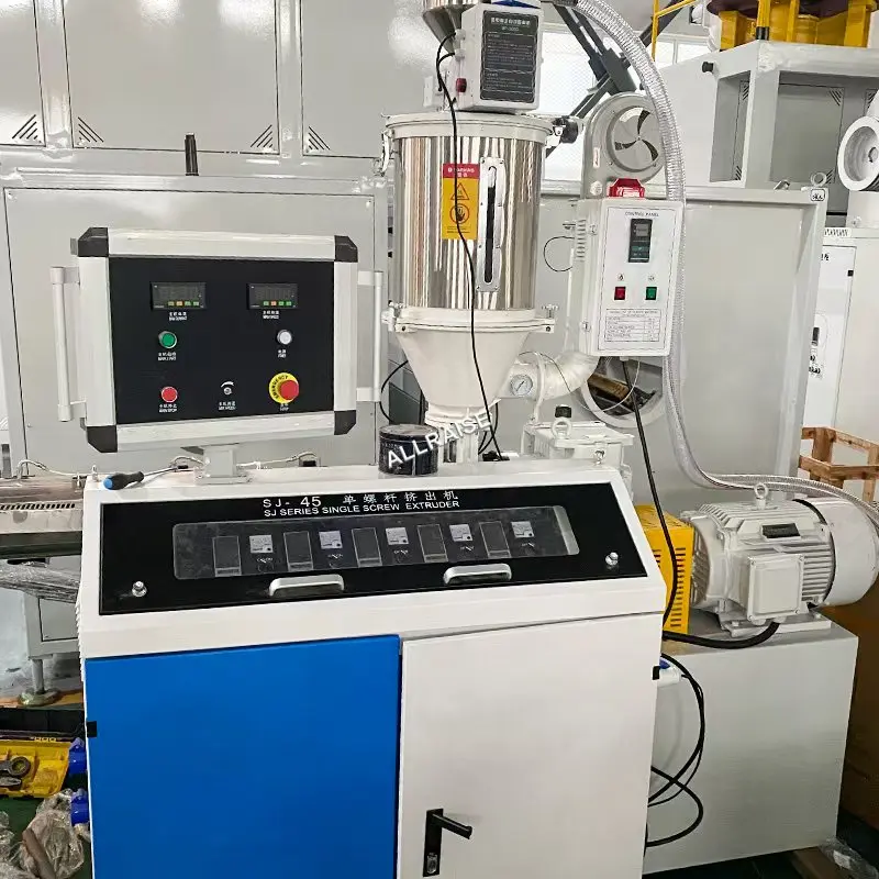 Automatic Plastic Tube Extrusion Production Line Corrugated Pipe Making Machine PE  Corrugated Pipe Single Wall Forming Machine