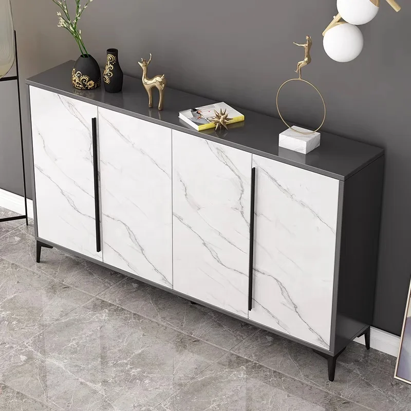 Modern furniture customizable color wooden storage cabinet shoe rack living room cabinet